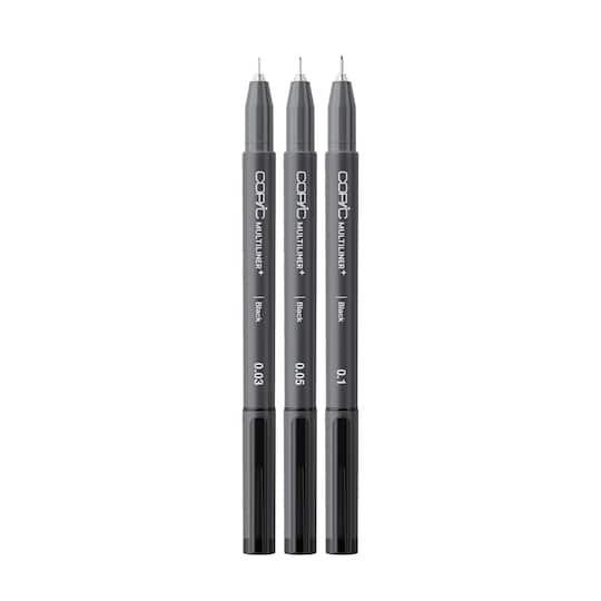 Copic® Multiliner+ Black Pen Set